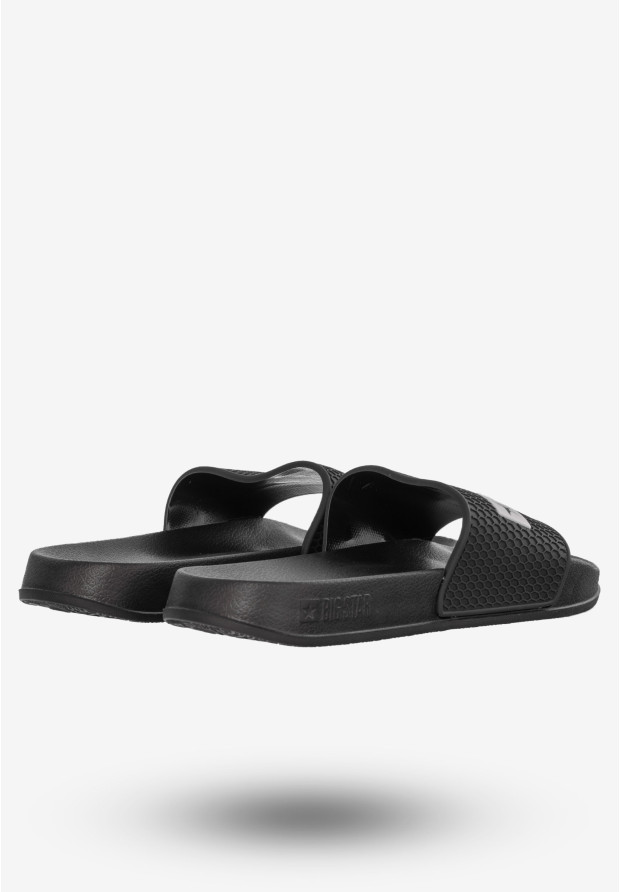 Klapki Męskie Buty BIG STAR Czarne JJ174505