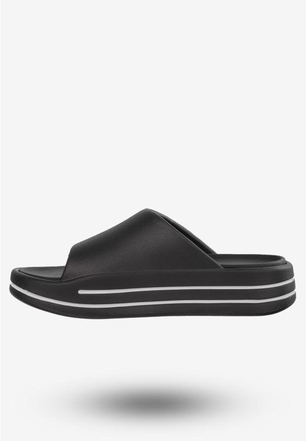 Klapki Damskie Buty BIG STAR Czarne NN274A037