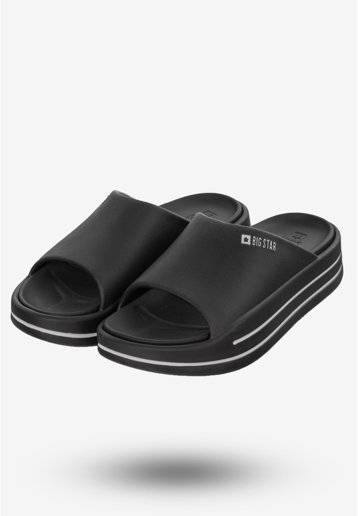 Klapki Damskie Buty BIG STAR Czarne NN274A037