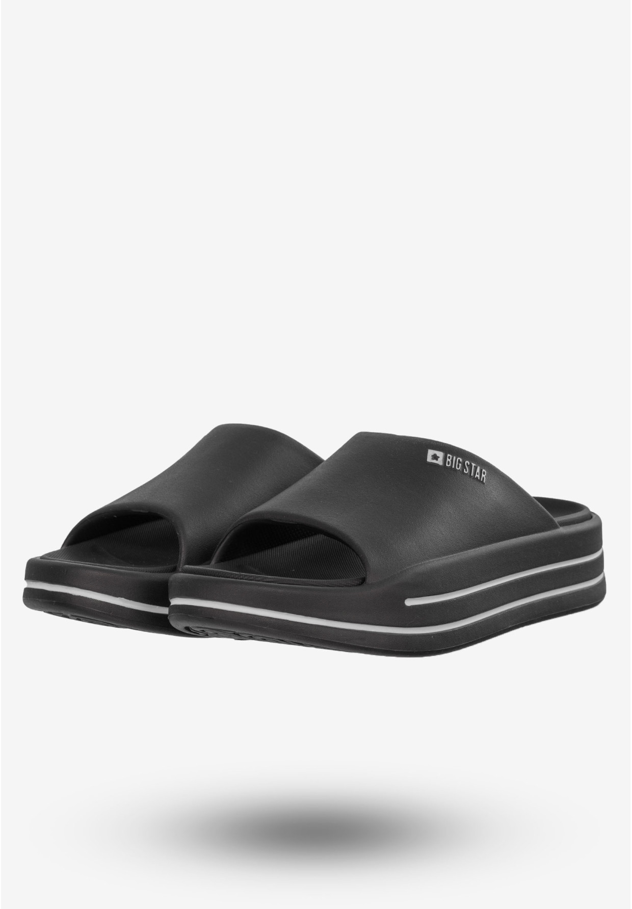Klapki Damskie Buty BIG STAR Czarne NN274A037