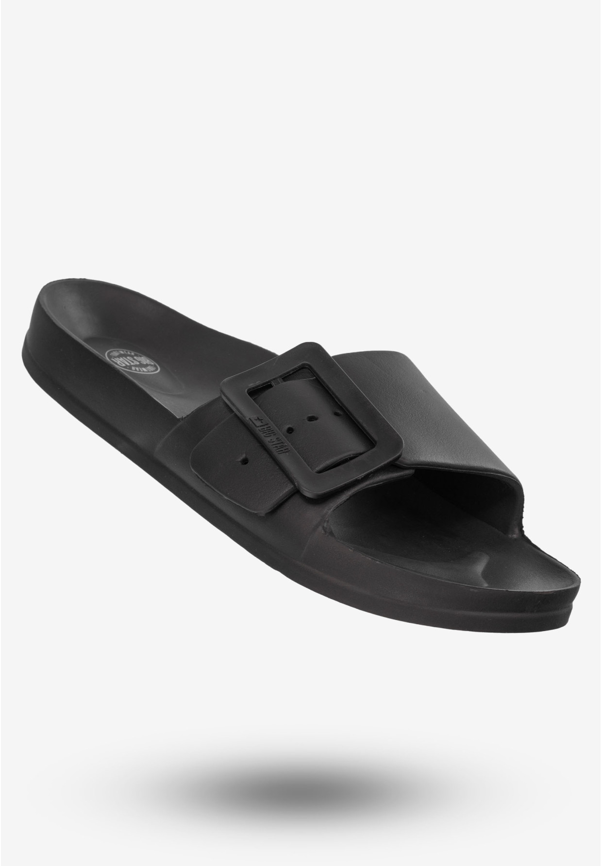 Klapki Damskie Buty BIG STAR Czarne FF274A389