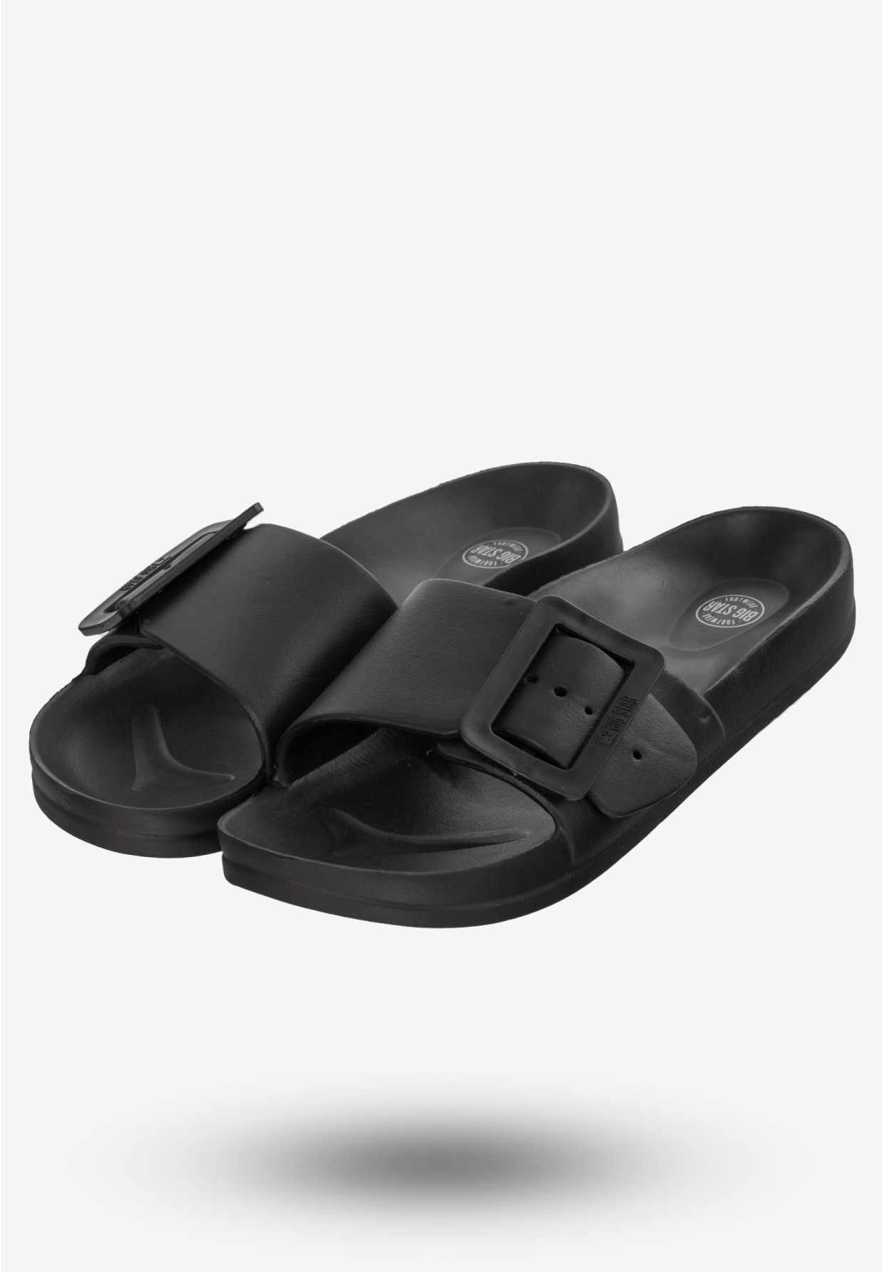 Klapki Damskie Buty BIG STAR Czarne FF274A389