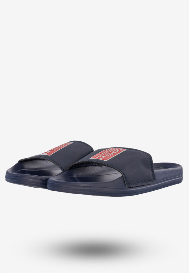 Klapki Damskie Buty BIG STAR Granatowe FF274A364