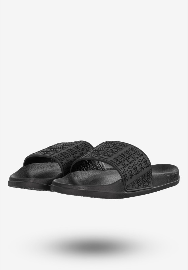 Klapki Damskie Buty Big Star Czarne LL274A147