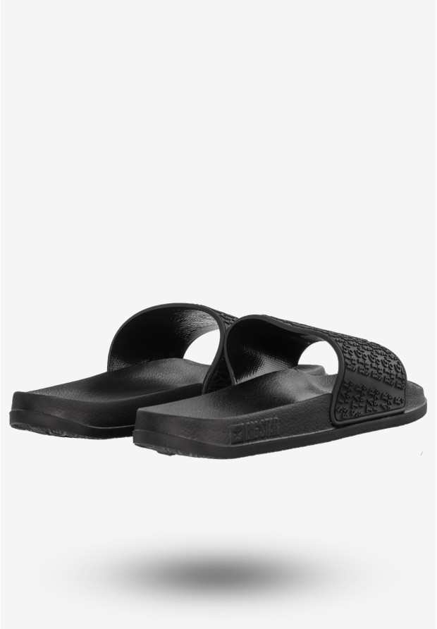 Klapki Damskie Buty Big Star Czarne LL274A147