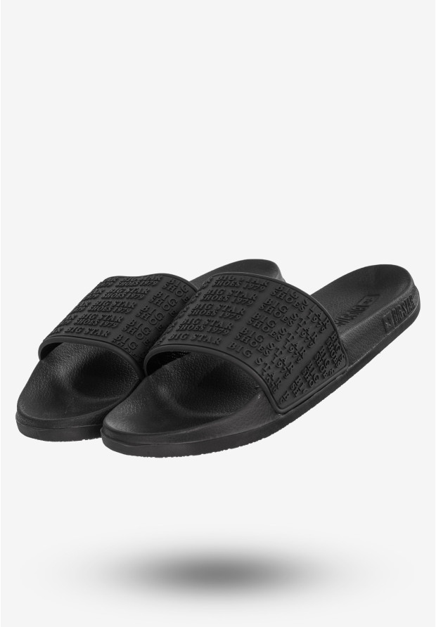 Klapki Damskie Buty Big Star Czarne LL274A147