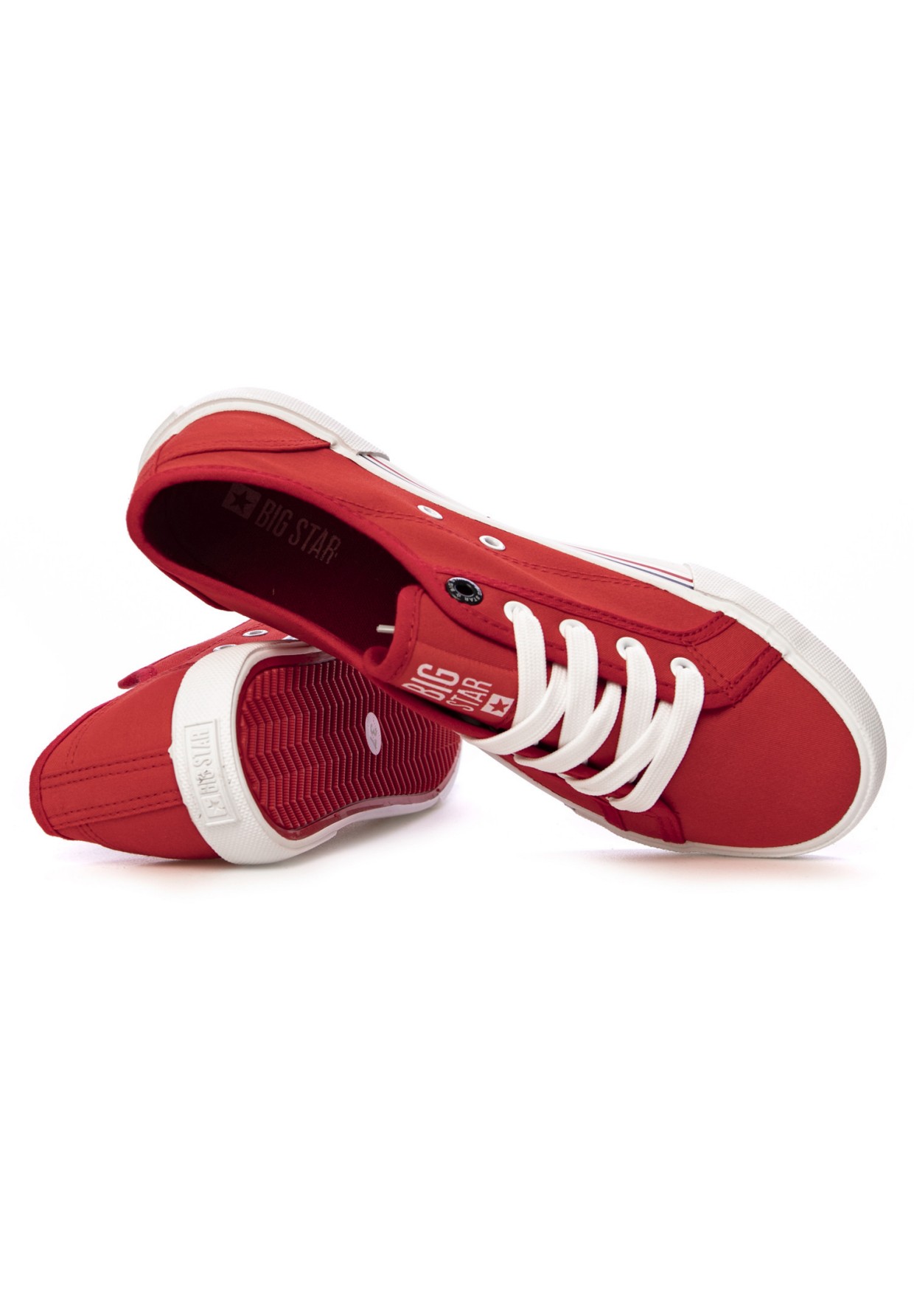 Trampki Damskie Big Star Czerwone HH274061