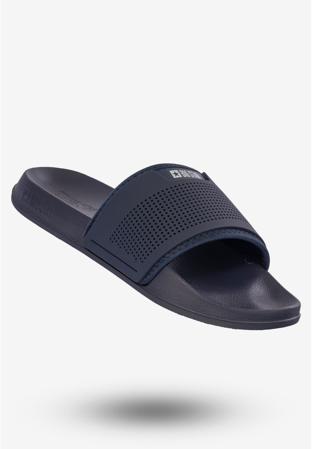 Klapki Męskie Buty BIG STAR Granatowe NN174696