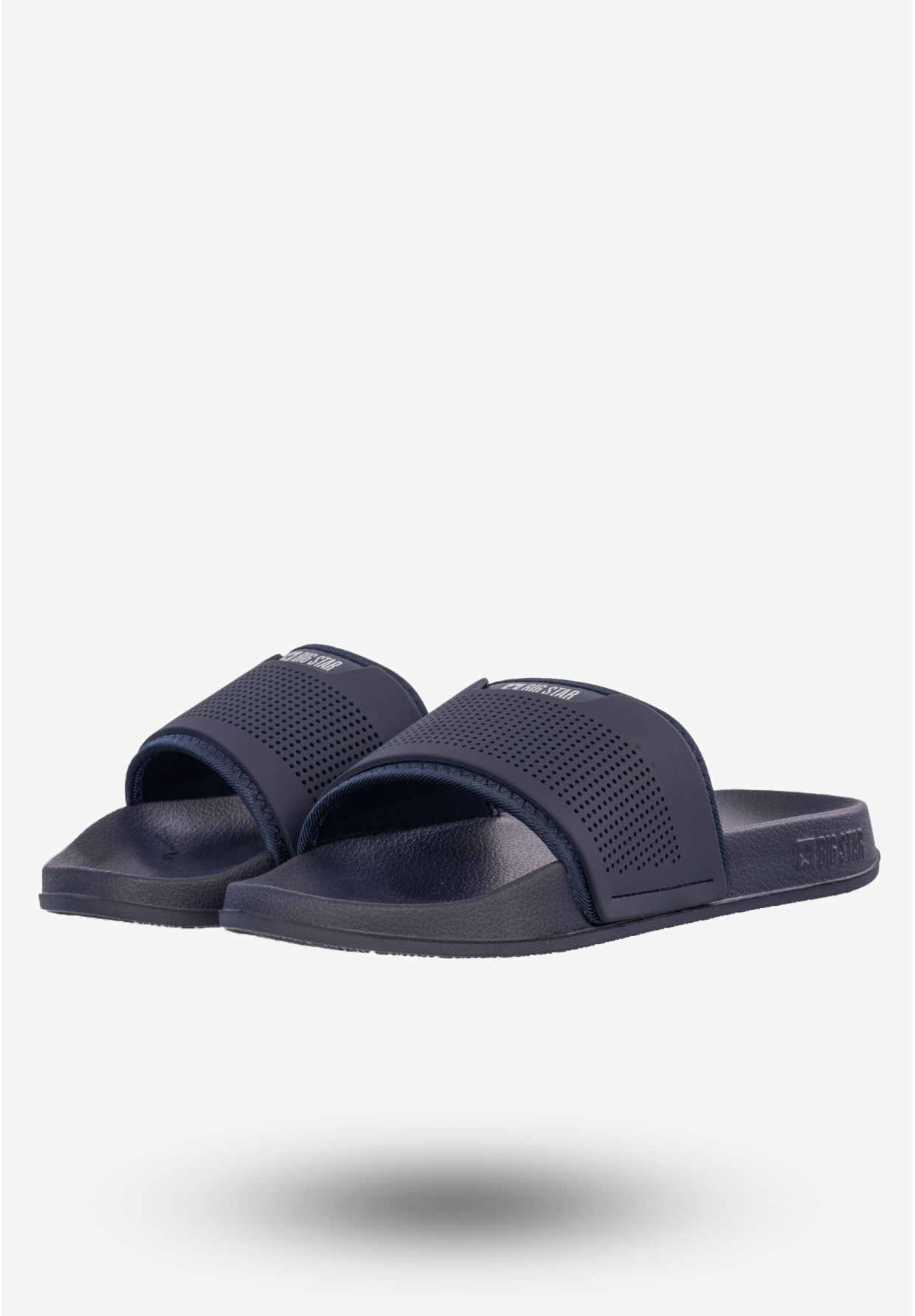 Klapki Męskie Buty BIG STAR Granatowe NN174696