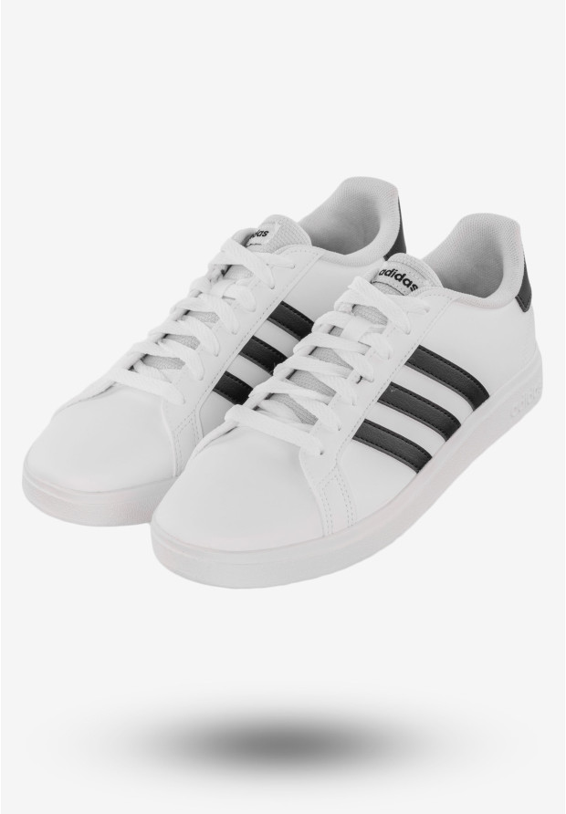 Sneakersy adidas Młodzieżowe Buty Białe Grand Court 2.0 K