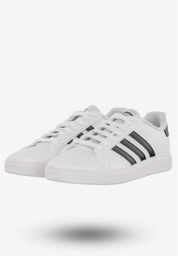 Sneakersy adidas Młodzieżowe Buty Białe Grand Court 2.0 K