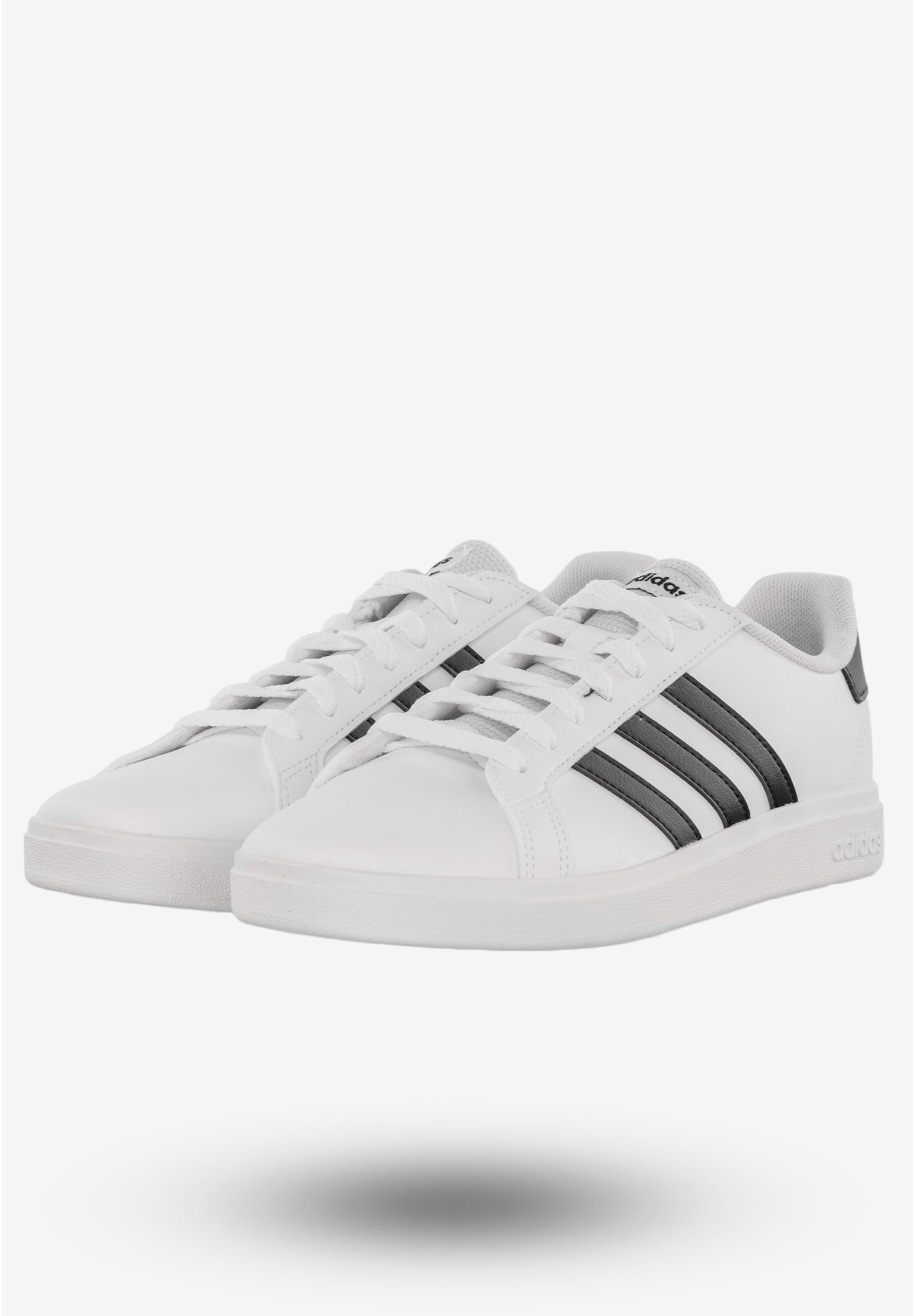 Sneakersy adidas Młodzieżowe Buty Białe Grand Court 2.0 K