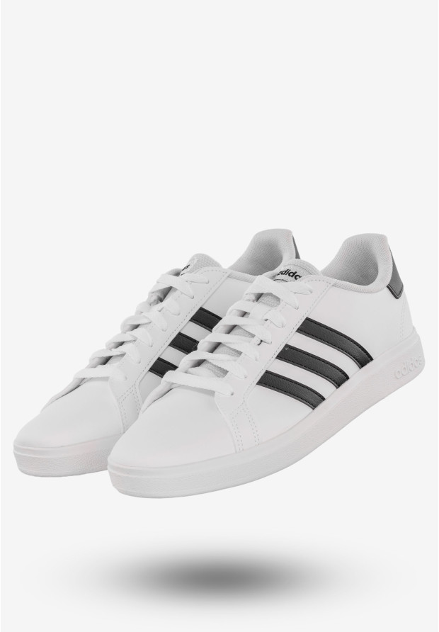Sneakersy adidas Młodzieżowe Buty Białe Grand Court 2.0 K