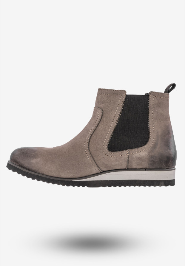 Botki Damskie Buty Skóra Naturalna Brązowe Rammit 1040/5