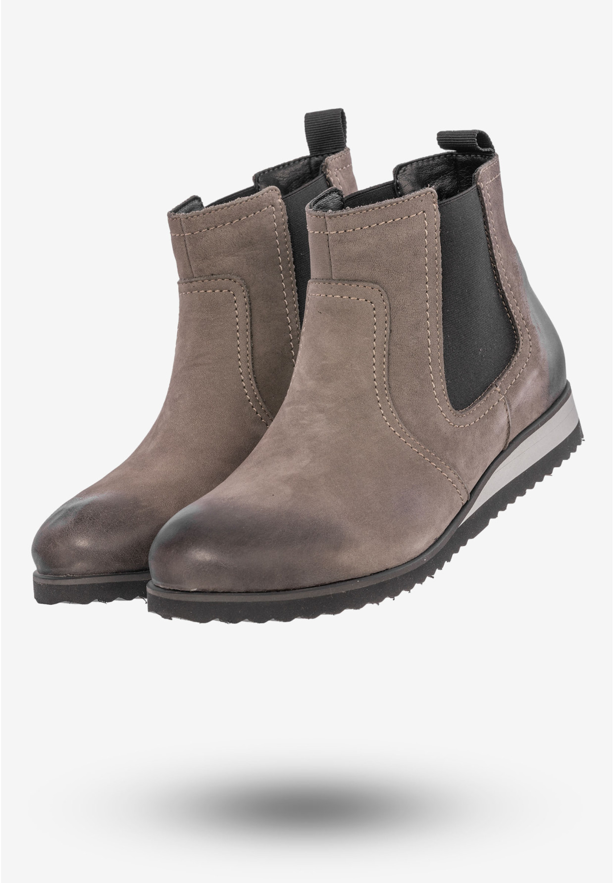 Botki Damskie Buty Skóra Naturalna Brązowe Rammit 1040/5