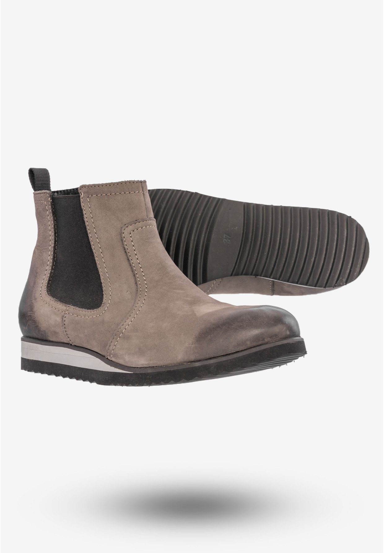 Botki Damskie Buty Skóra Naturalna Brązowe Rammit 1040/5