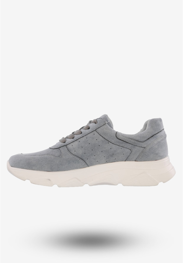Sneakersy Damskie Buty Sportowe Ekoskóra Niebieskie Jezzi RMR2061-4