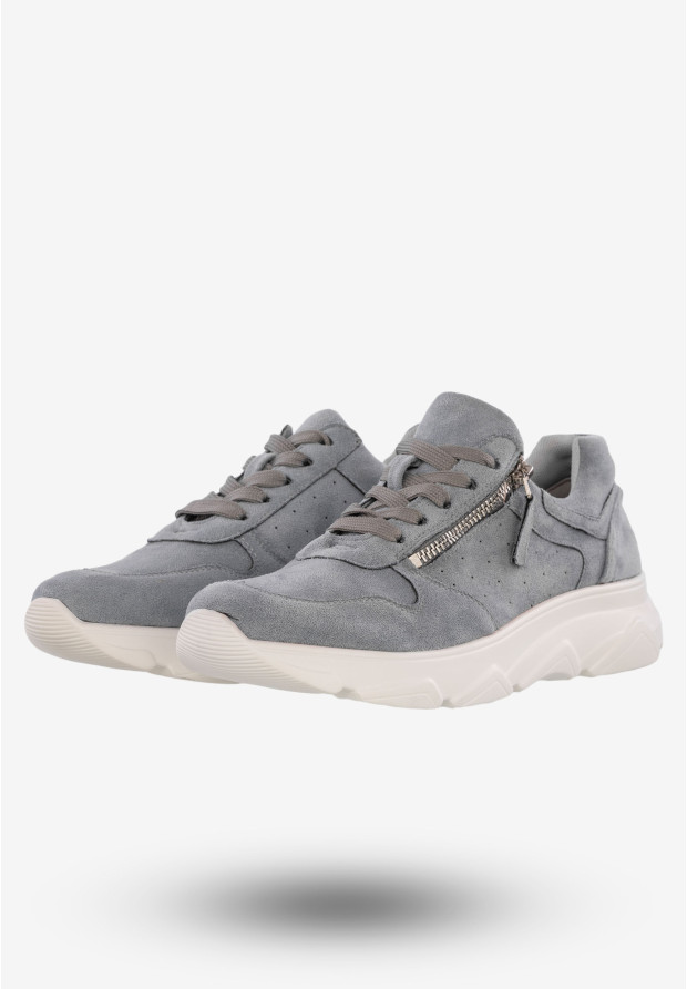 Sneakersy Damskie Buty Sportowe Ekoskóra Niebieskie Jezzi RMR2061-4