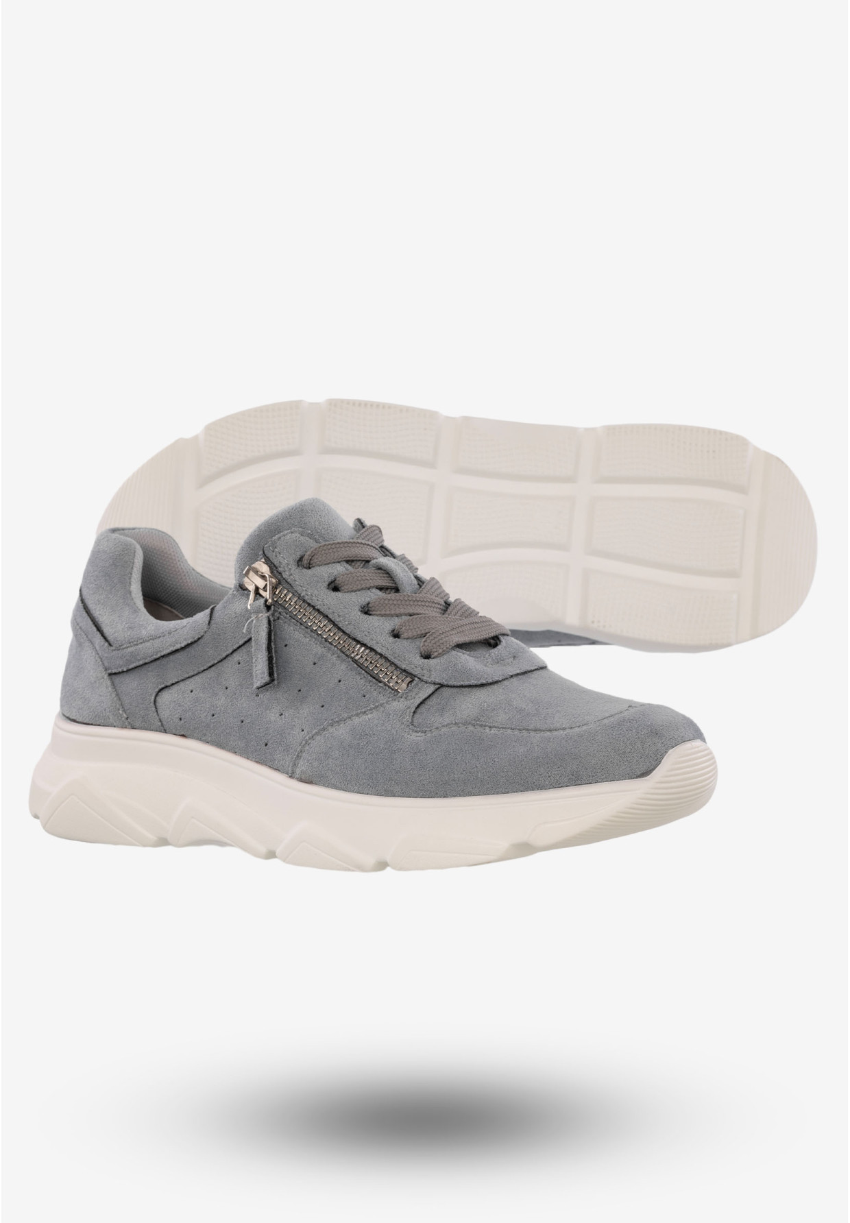 Sneakersy Damskie Buty Sportowe Ekoskóra Niebieskie Jezzi RMR2061-4