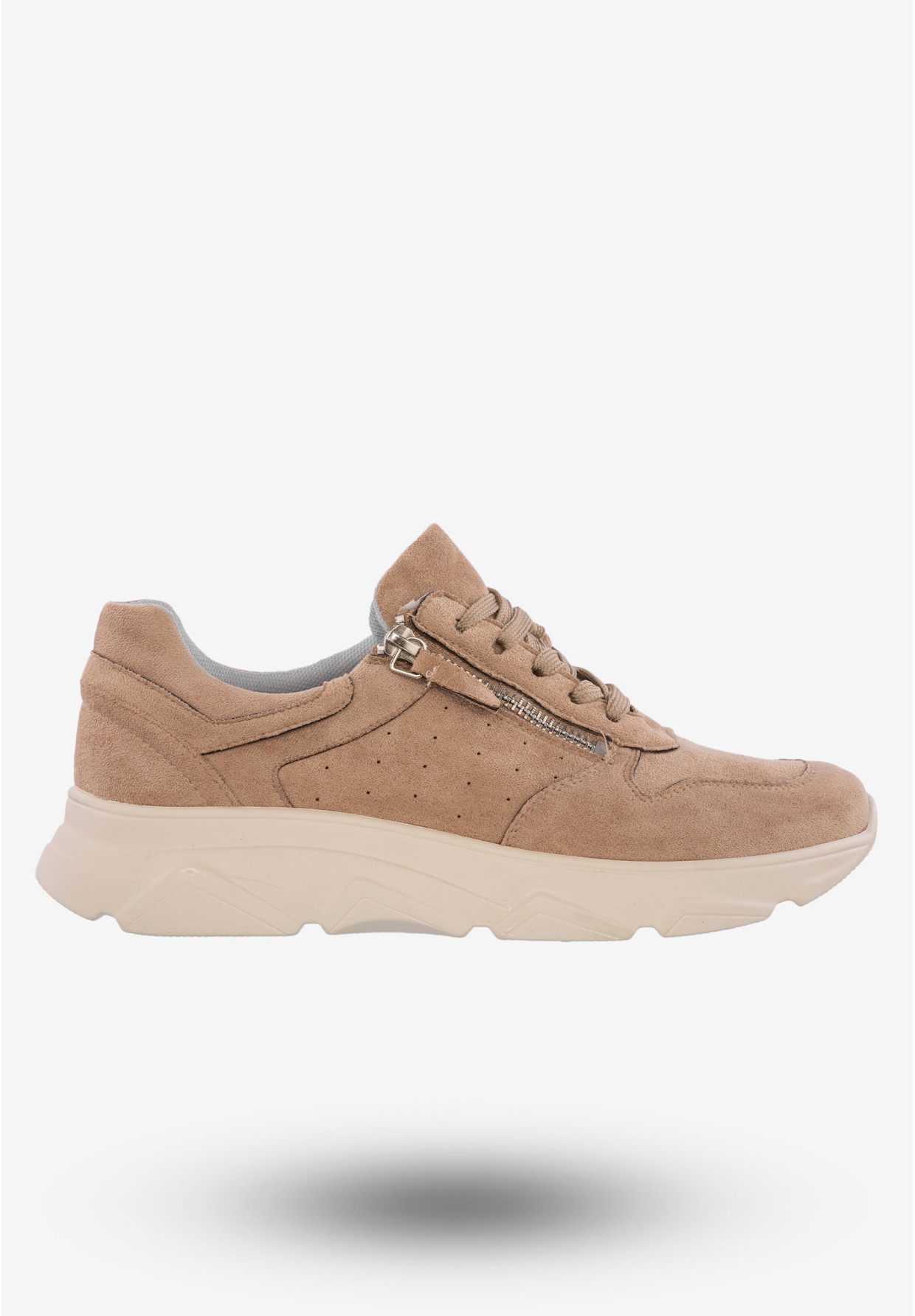 Sneakersy Damskie Buty Sportowe Ekoskóra Beżowe Jezzi RMR2061-4