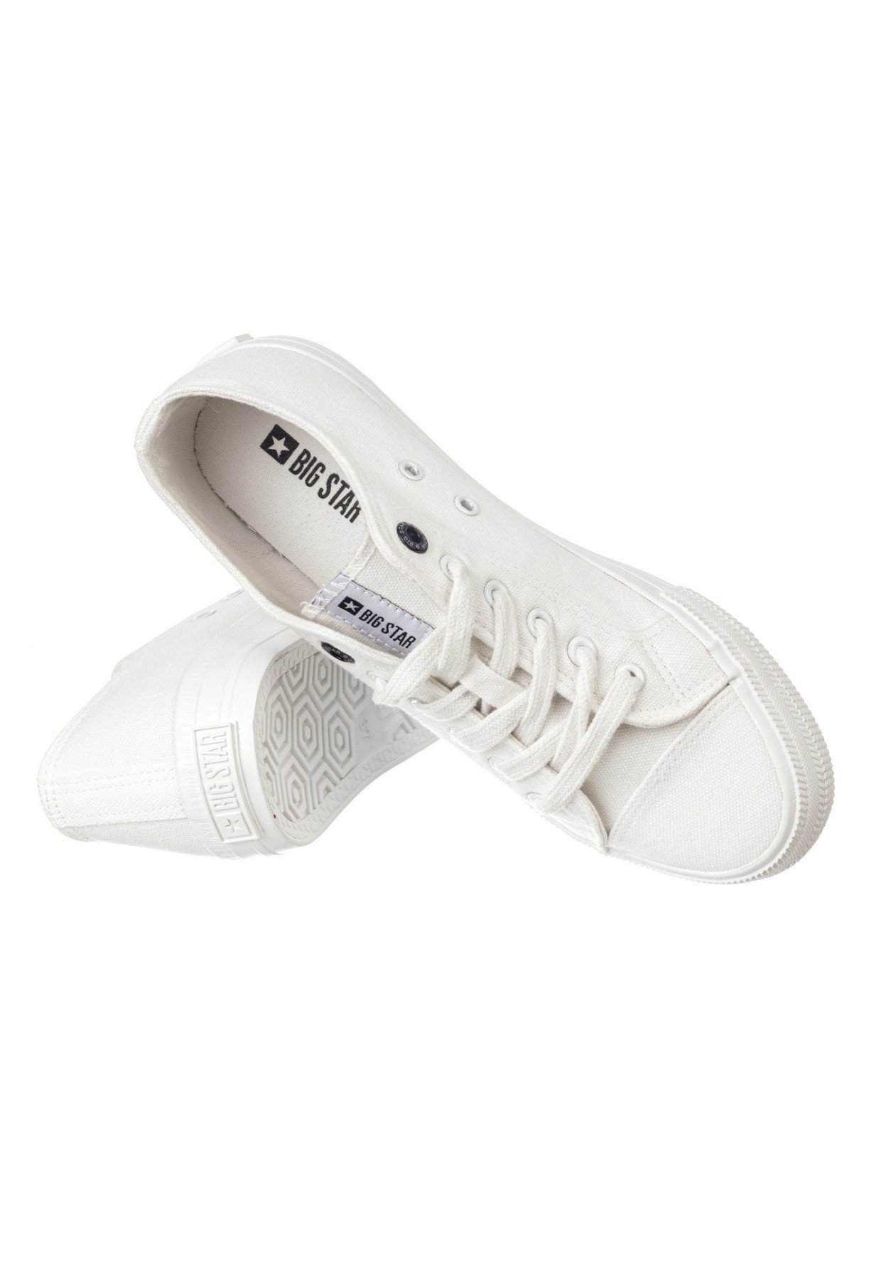 Trampki Damskie Big Star Białe DD274451