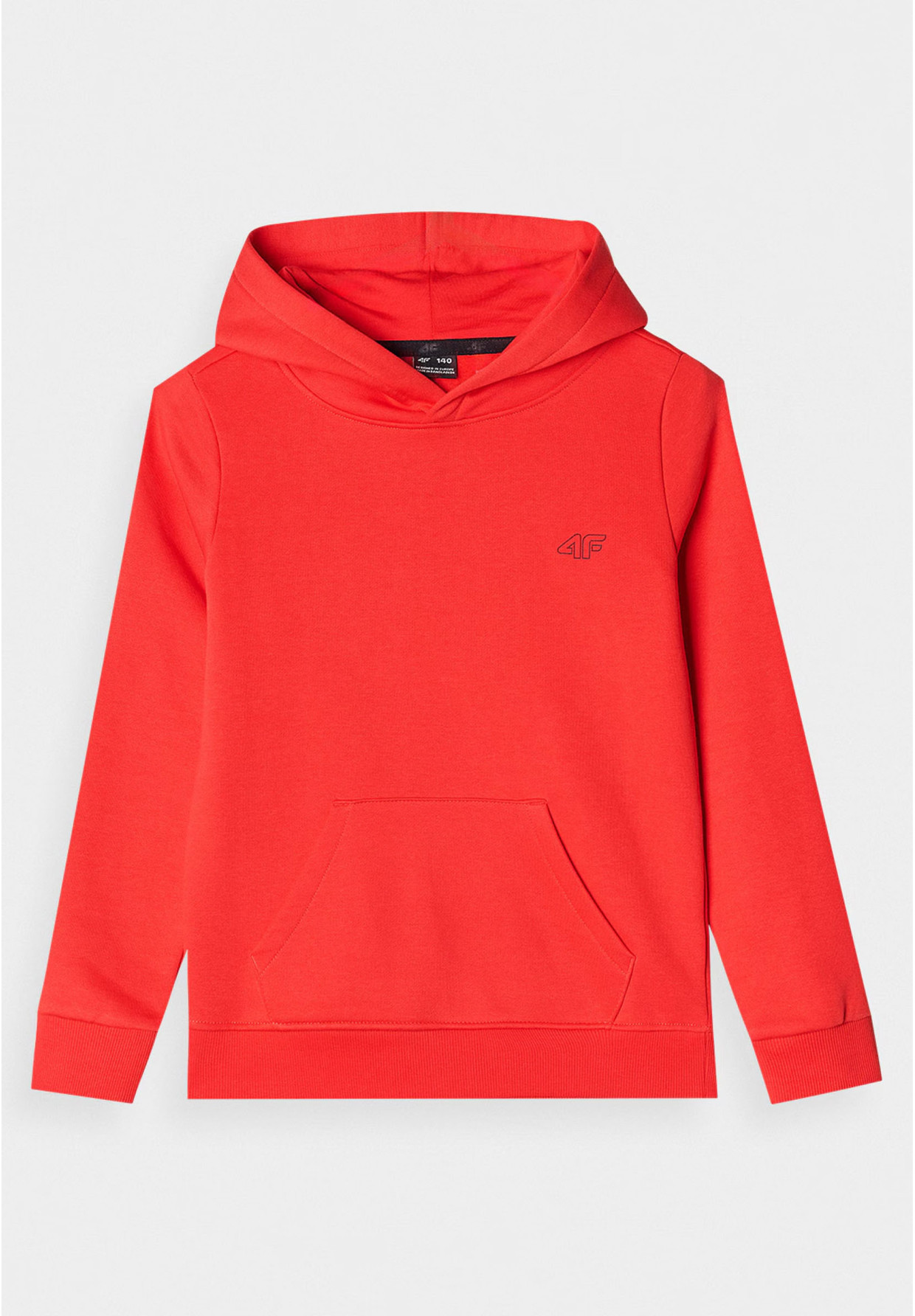 Bluza Chłopięca 4F Z Kapturem Pomarańczowa 4FJWMM00TSWSM1292