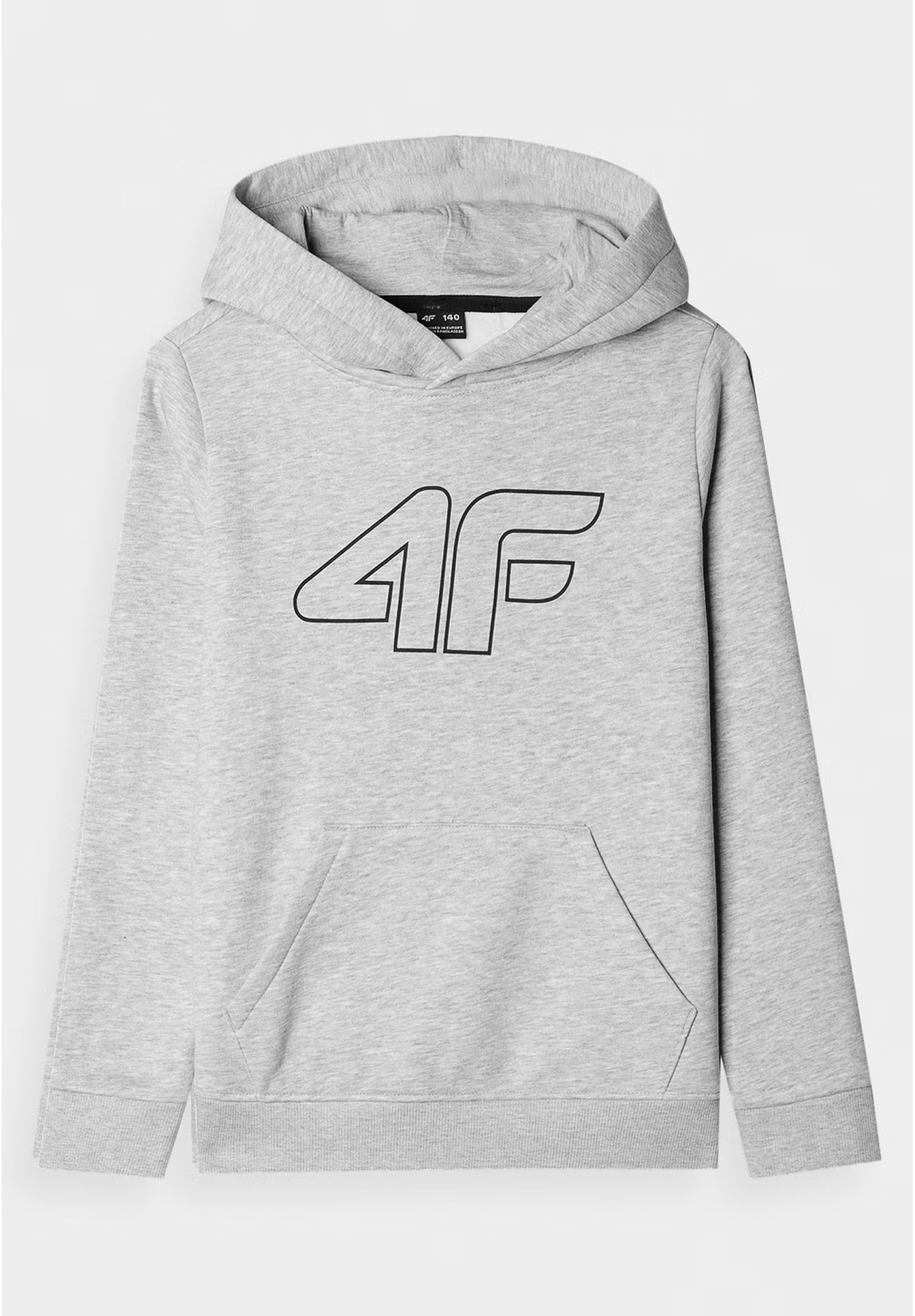 Bluza Chłopięca 4F Z Kapturem Szara 4FJWMM00TSWSM1292