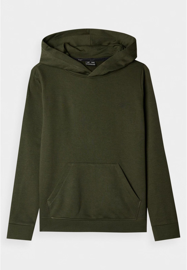 Bluza Chłopięca 4F Z Kapturem Khaki 4FJWMM00TSWSM1292