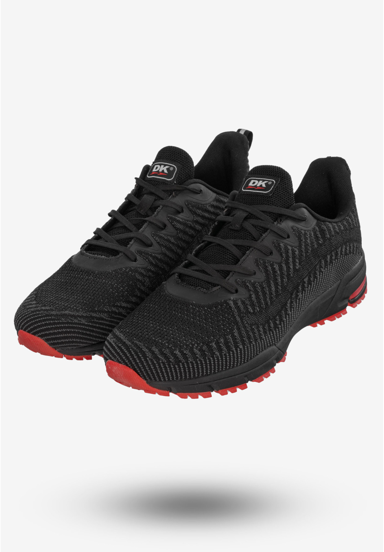 Półbuty Sportowe Męskie Buty Do Biegania Czarne DK VB16851