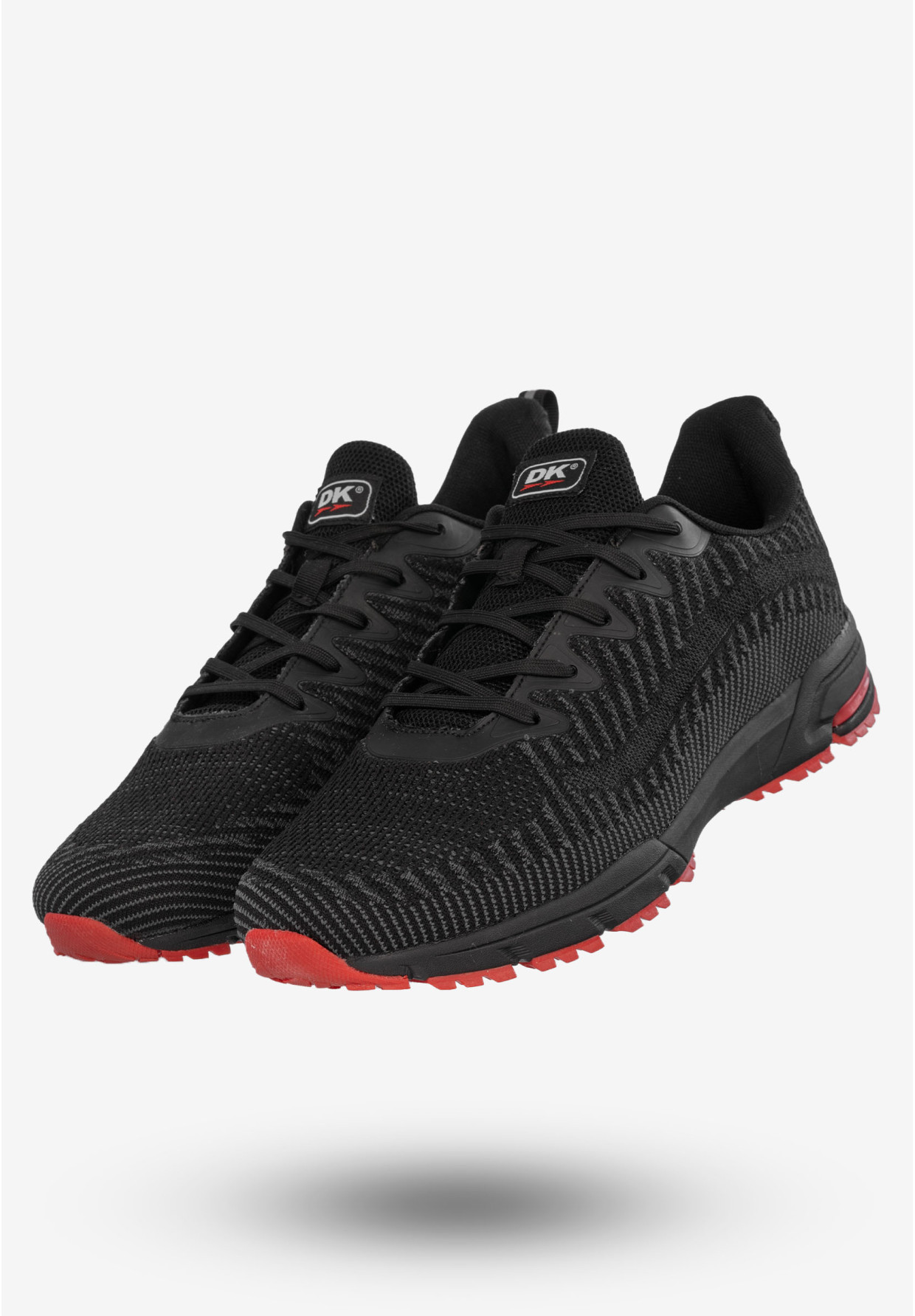 Półbuty Sportowe Męskie Buty Do Biegania Czarne DK VB16851