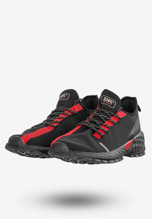 Półbuty Sportowe Męskie Buty Treningowe Czarne DK XR-3339