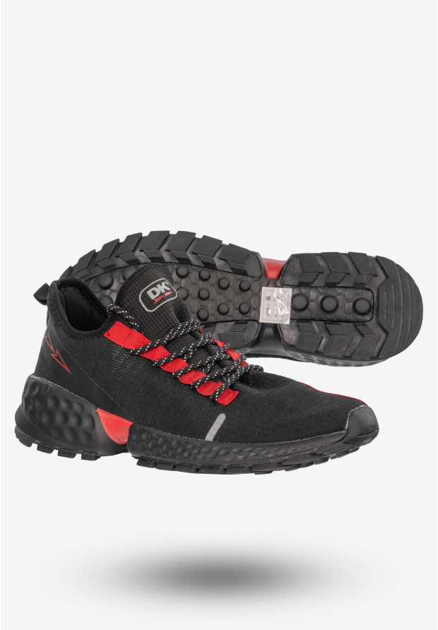 Półbuty Sportowe Męskie Buty Treningowe Czarne DK XR-3339