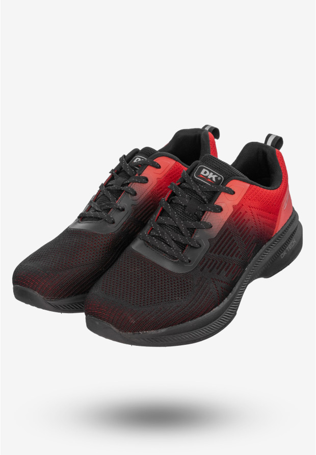 Półbuty Sportowe Męskie Buty Do Biegania Czarne DK VB17175