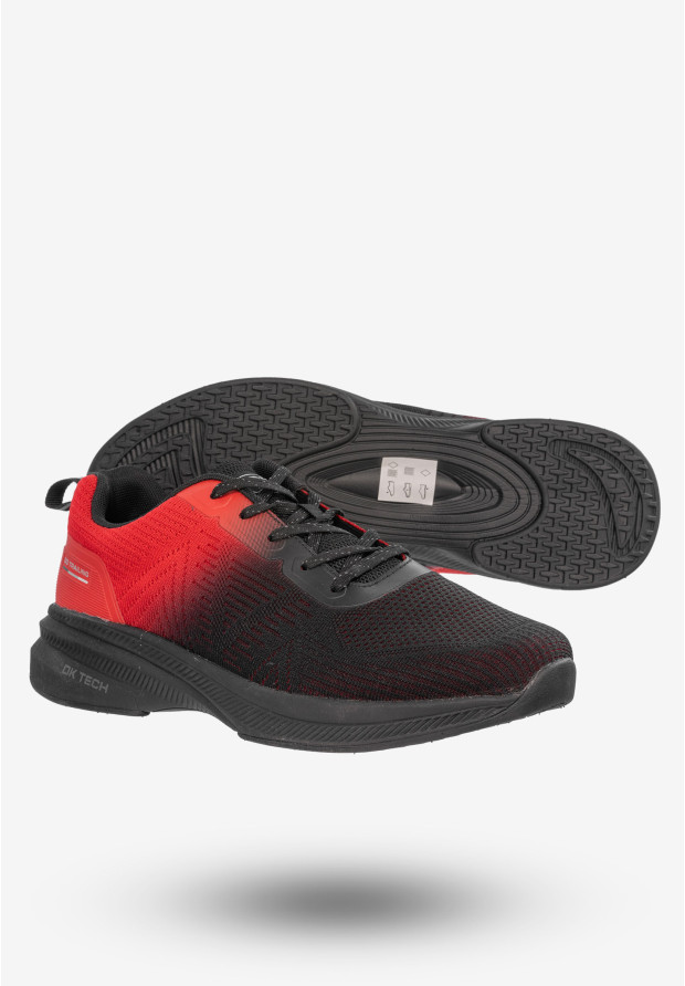 Półbuty Sportowe Męskie Buty Do Biegania Czarne DK VB17175
