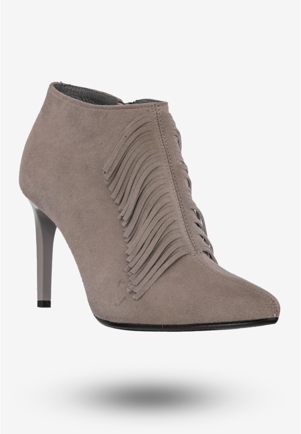 Botki Damskie Buty Skórzane...