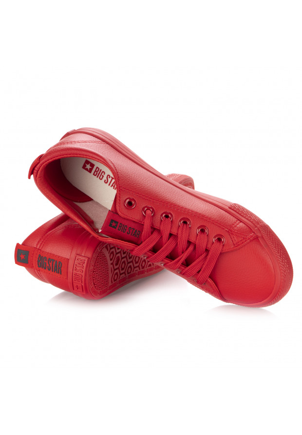 Trampki Damskie Big Star Czerwone DD274686