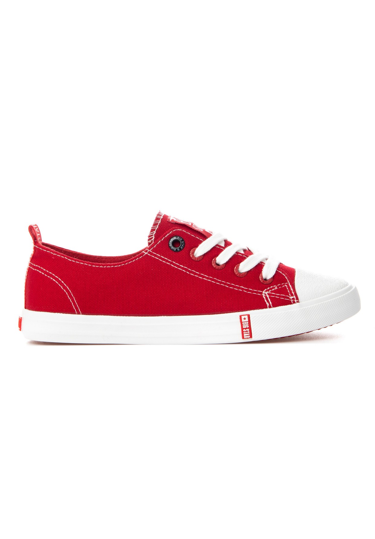 Trampki Damskie Big Star Czerwone FF274089