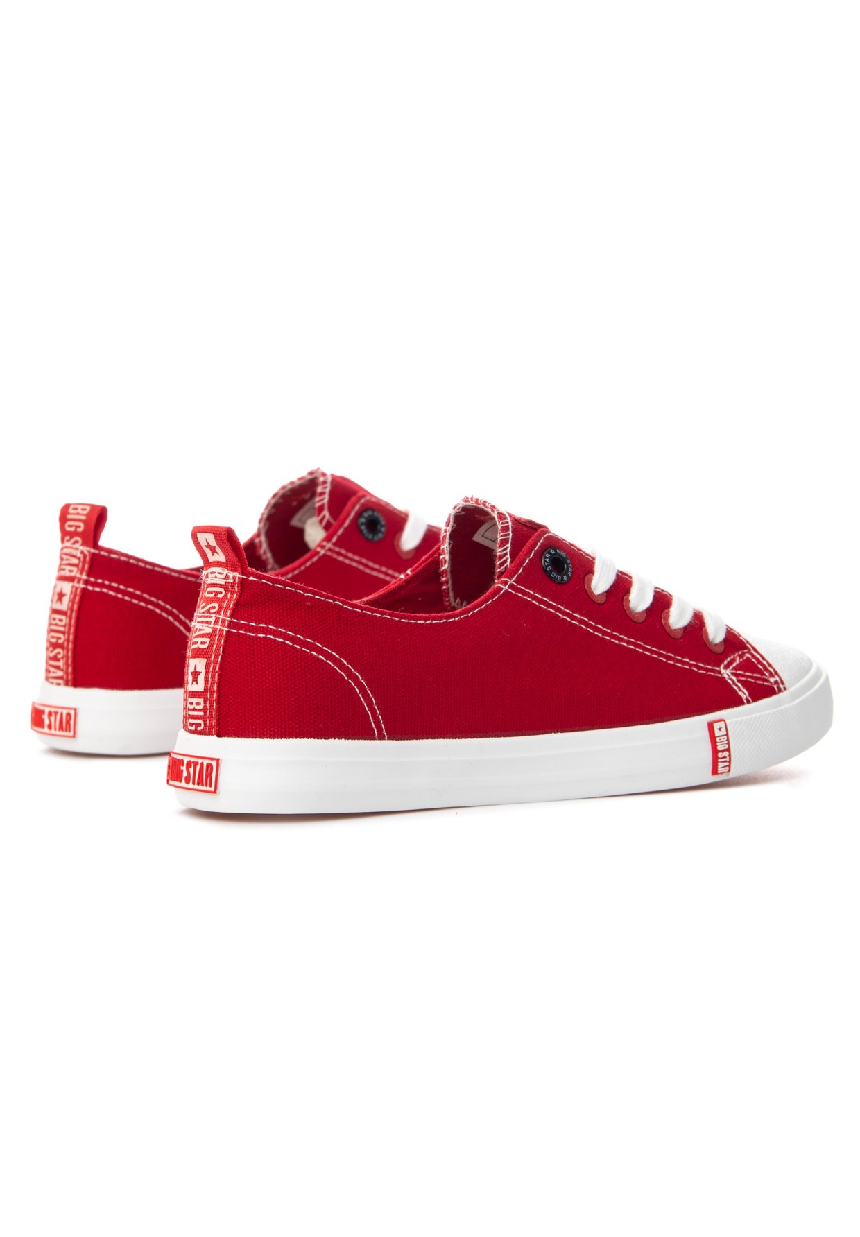 Trampki Damskie Big Star Czerwone FF274089