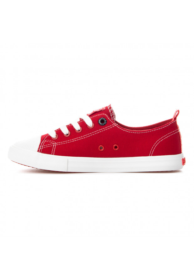 Trampki Damskie Big Star Czerwone FF274089