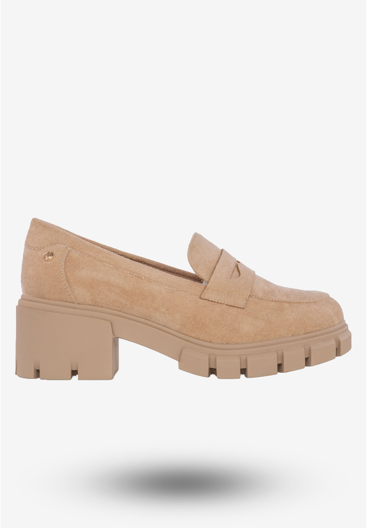 Mokasyny Damskie Buty Eleganckie Półbuty Beżowe Potocki 24-2-12401BG