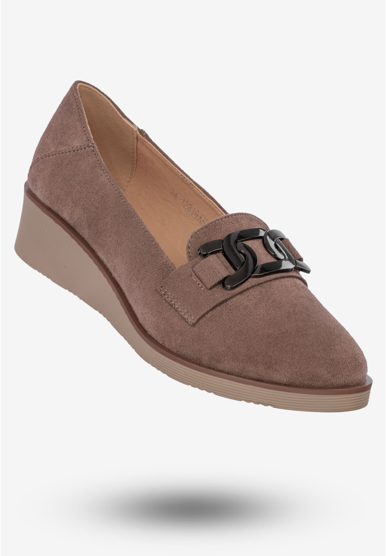 Półbuty Damskie Buty Na Koturnie Lekkie Khaki Potocki 24-12319KH