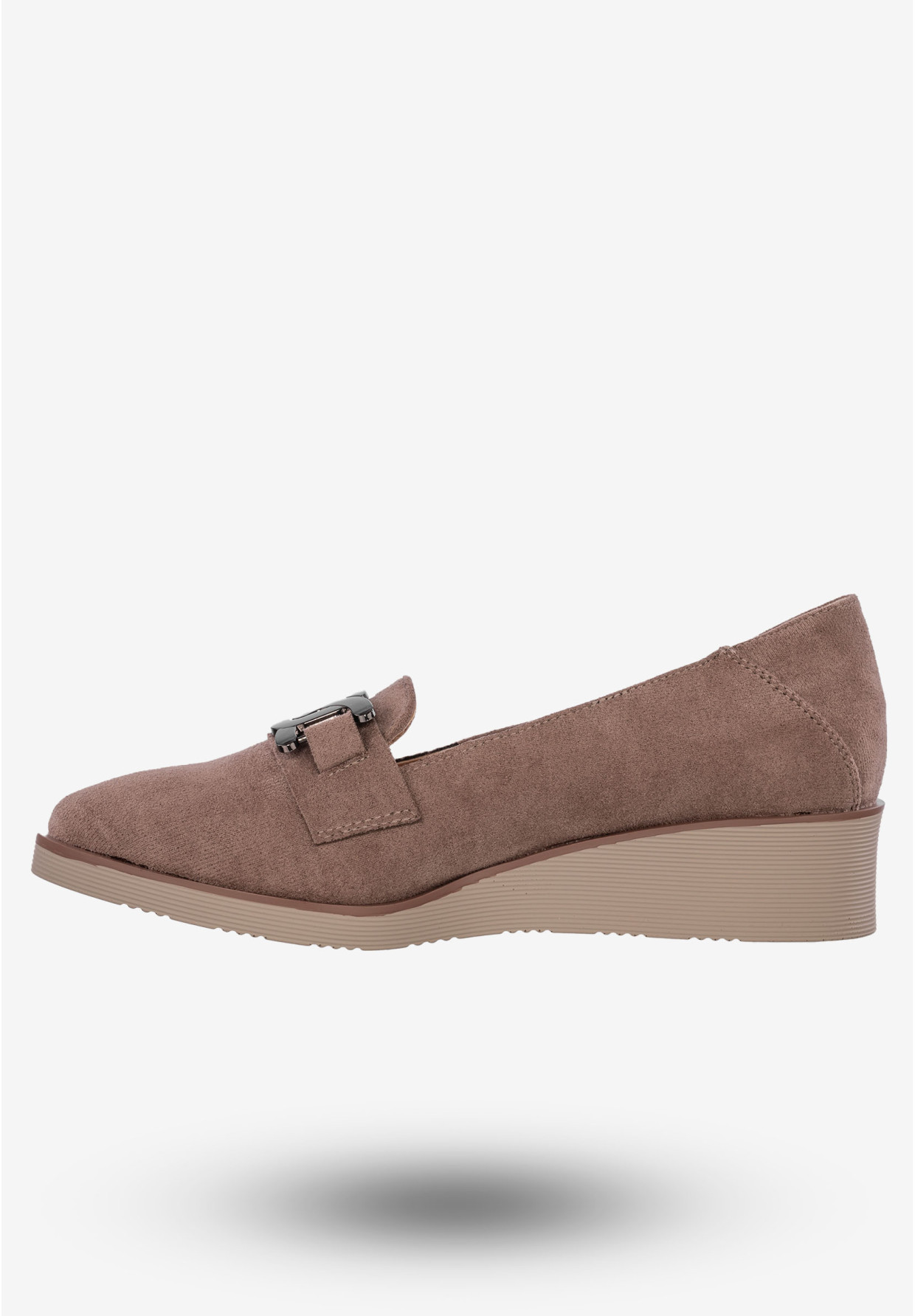 Półbuty Damskie Buty Na Koturnie Lekkie Khaki Potocki 24-12319KH