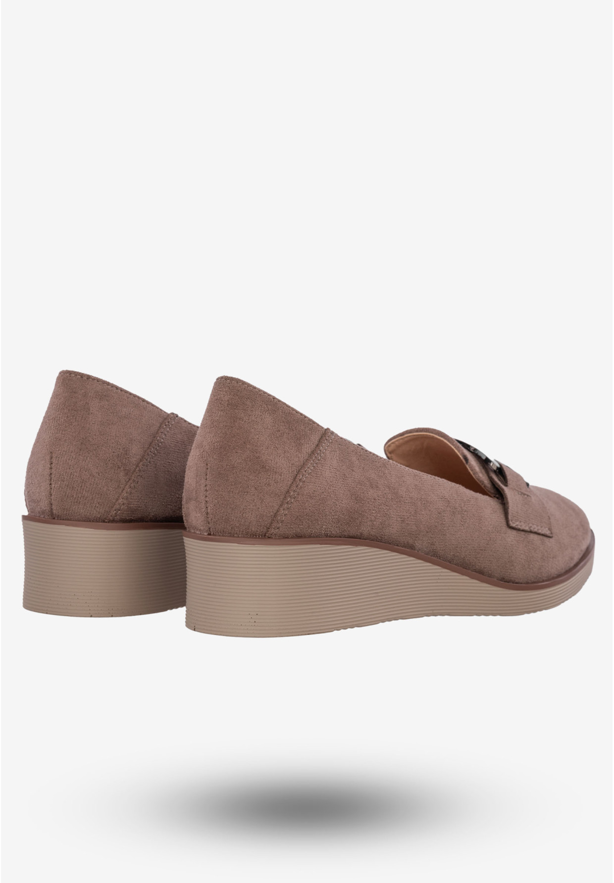 Półbuty Damskie Buty Na Koturnie Lekkie Khaki Potocki 24-12319KH