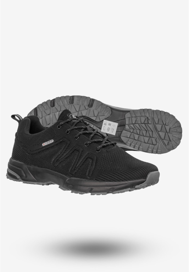 Półbuty Sportowe Męskie Buty Do Biegania Czarne DK VB16788
