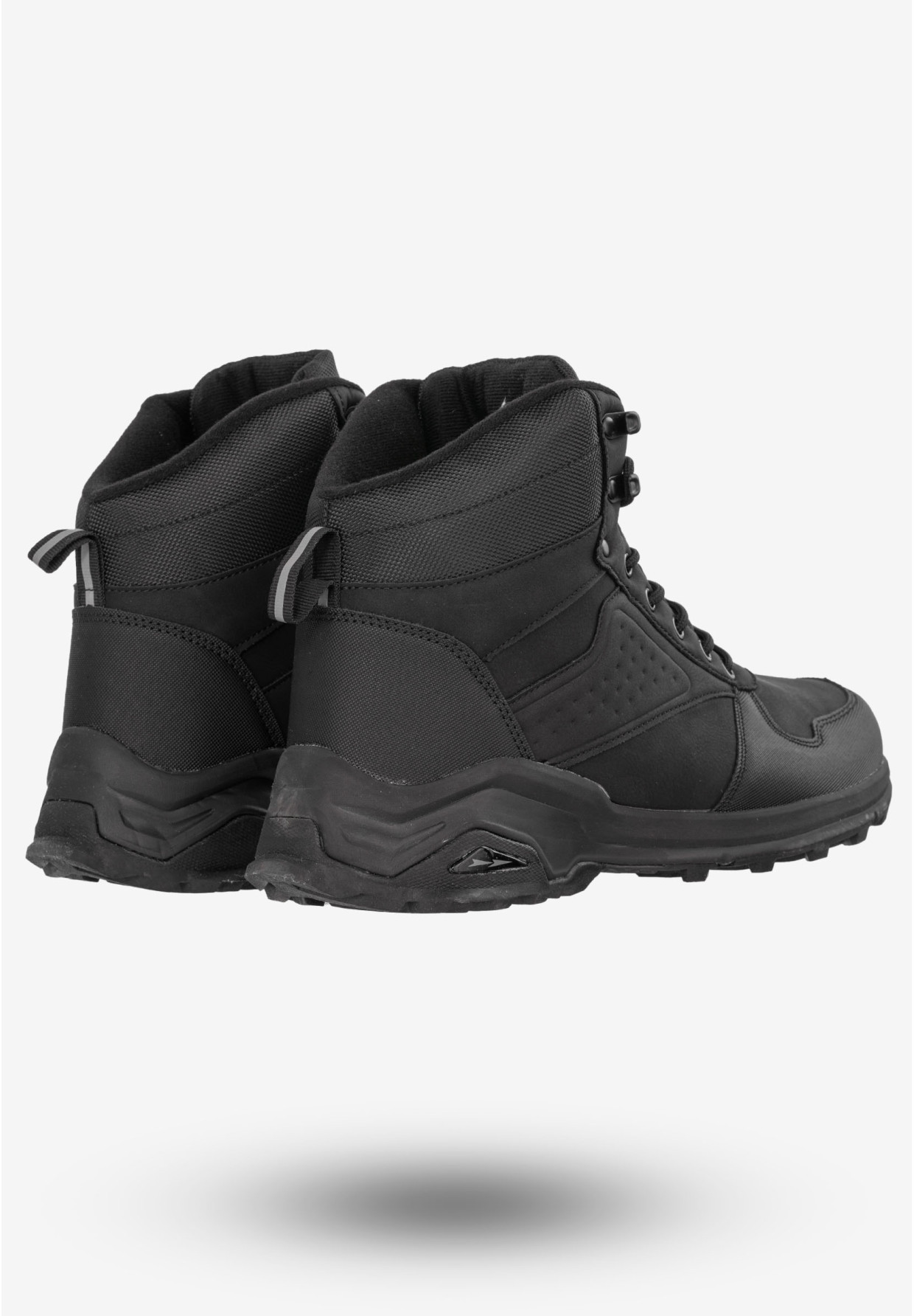 Trekkingi Męskie Buty Trzewiki na Zimę Czarne DK VB17157