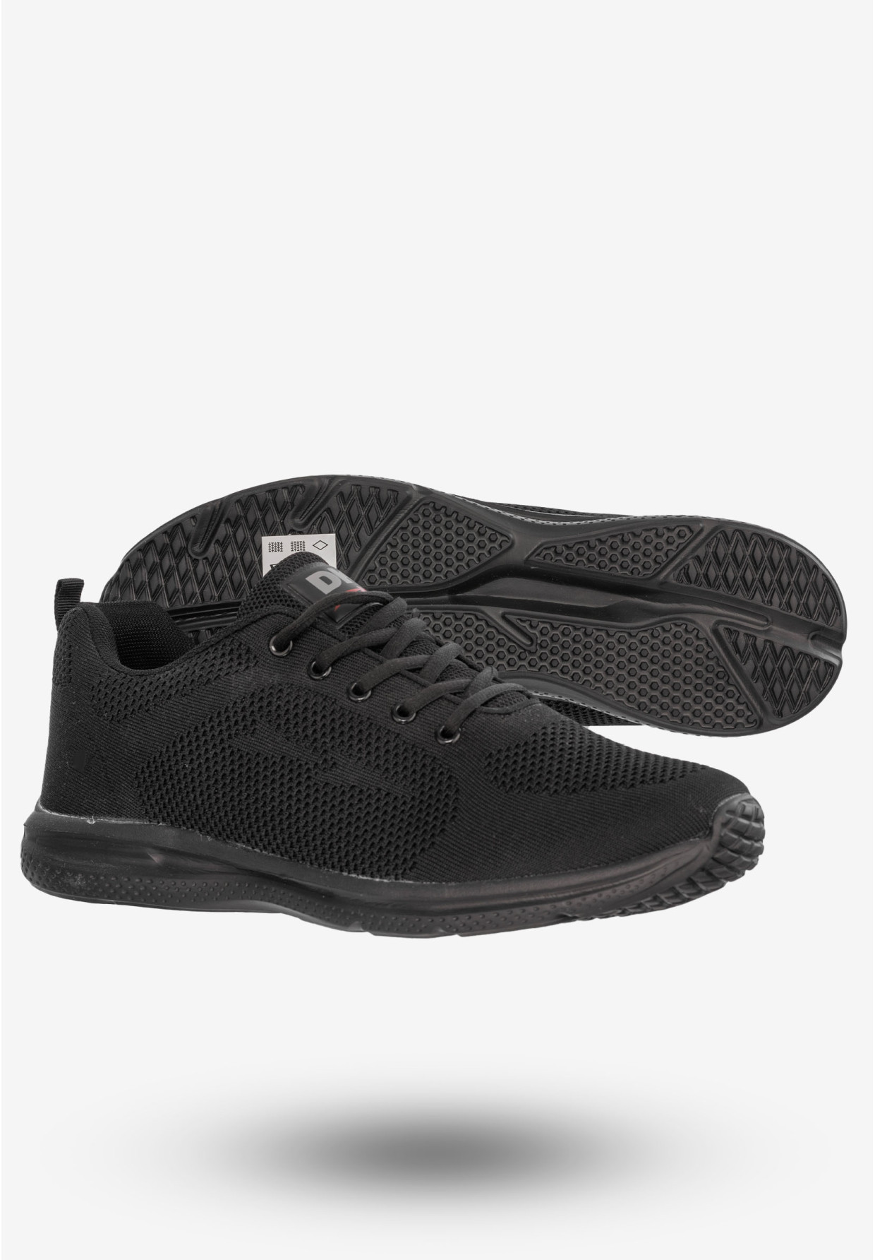 Sneakersy Męskie Buty Sportowe Czarne DK Flaxer S10123