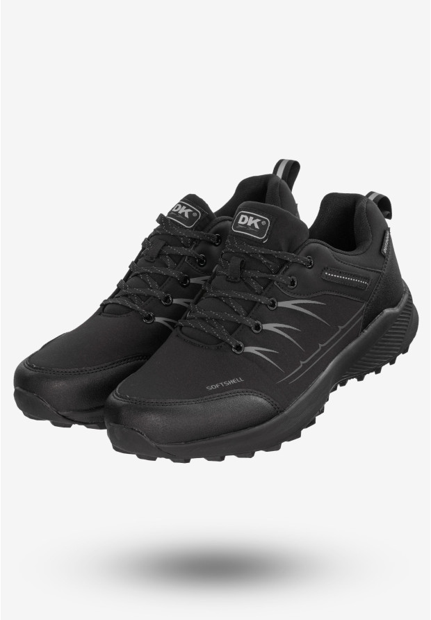 Sneakersy Męskie Buty Sportowe Czarne DK Squaro VB17185