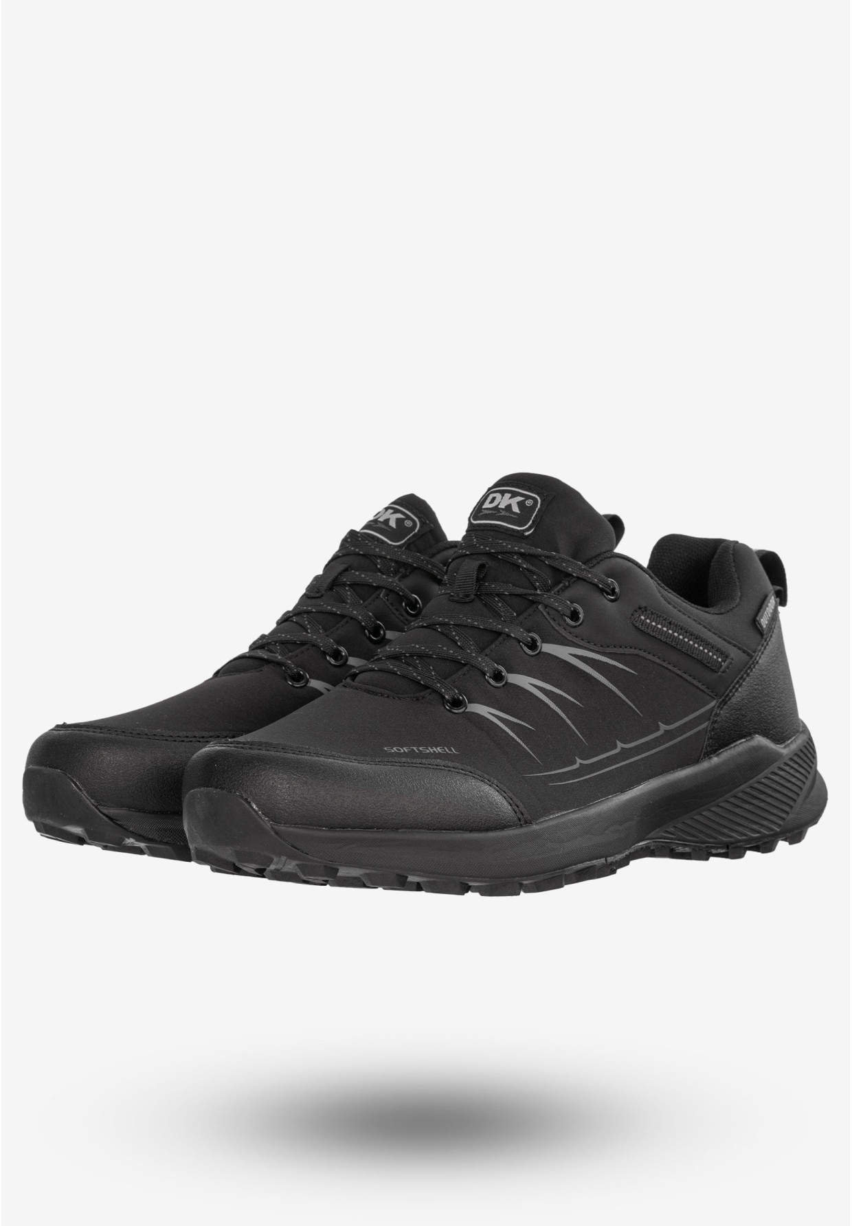 Sneakersy Męskie Buty Sportowe Czarne DK Squaro VB17185