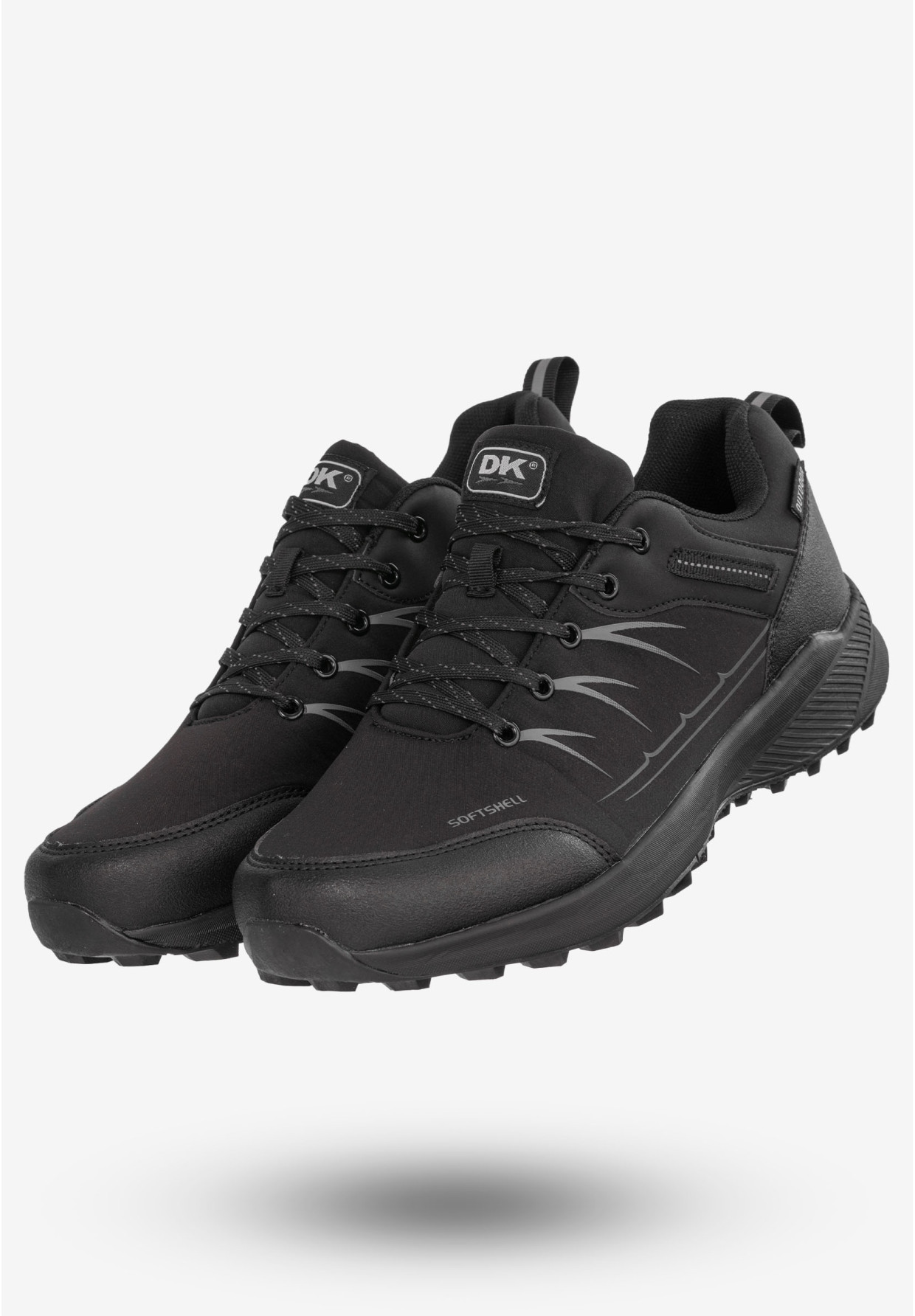 Sneakersy Męskie Buty Sportowe Czarne DK Squaro VB17185