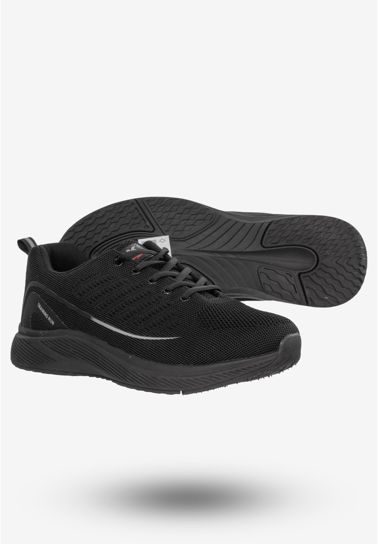 Sneakersy Męskie Buty Sportowe Do Biegania Czarne DK S6010